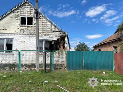 зруйнований будмнок внаслідок атаки БпЛА 22 травня
