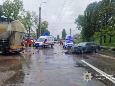 машина після ДТП 9 травня