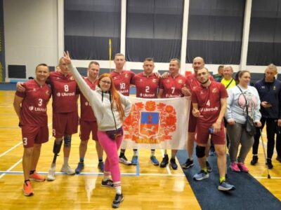 змагання із волейболу сидячи. нагородження