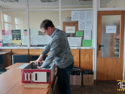 Григорій Заспа з технікою