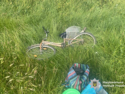 велосипед на місці ДТП