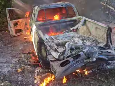 авто у вогні