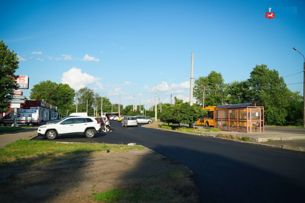 парковка у Черкасах після ремонту