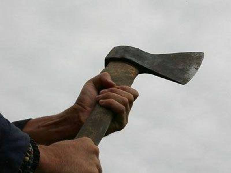 чоловік із сокирою