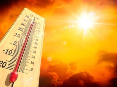 Термометр на сонці