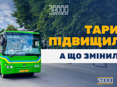 Транспорт Черкас у 2025 році