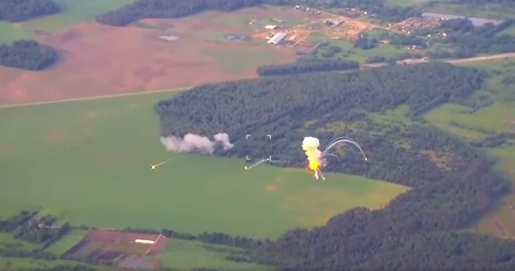 скрін відео ураження Іскандера