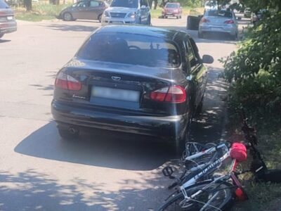 авто збило велосипедиста