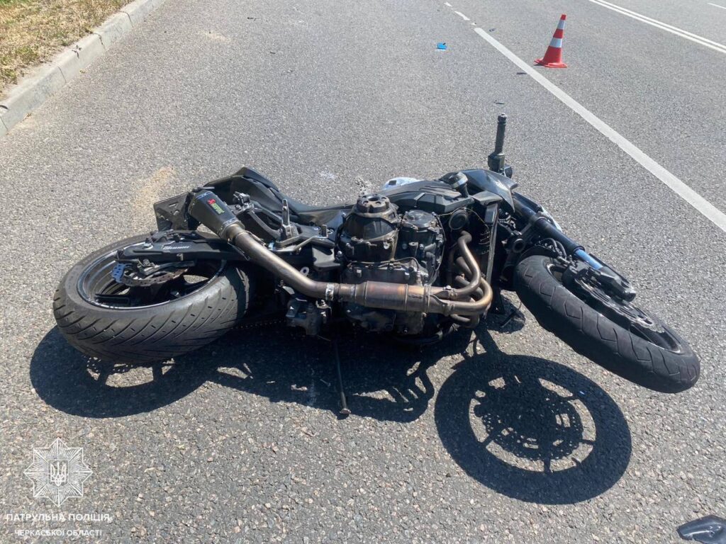 молоцикл після аварії