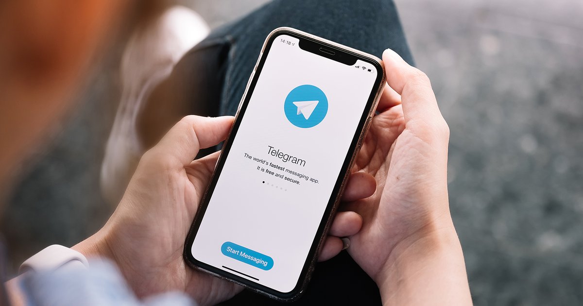 Додаток Телеграм на смартфоні
