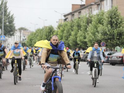 пам'ятний велозаїзд в Умані