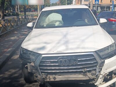 Ауді після аварії 21 серпня