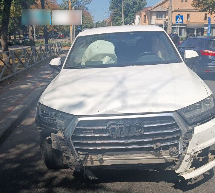 Ауді після аварії 21 серпня