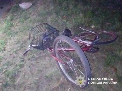 велосипед, який потрапив у ДТП