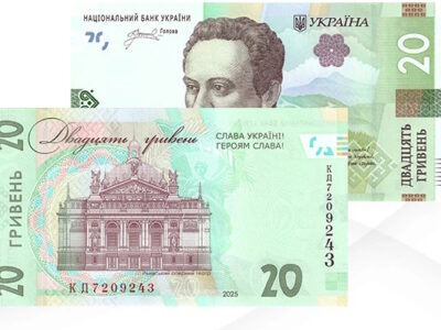 20 гривень