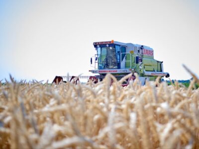 комбайн в полі