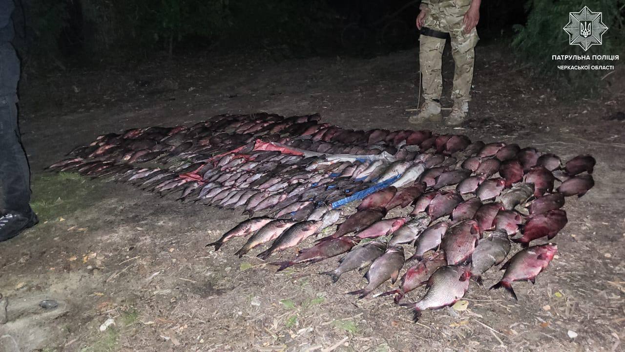 незаконно виловлена риби