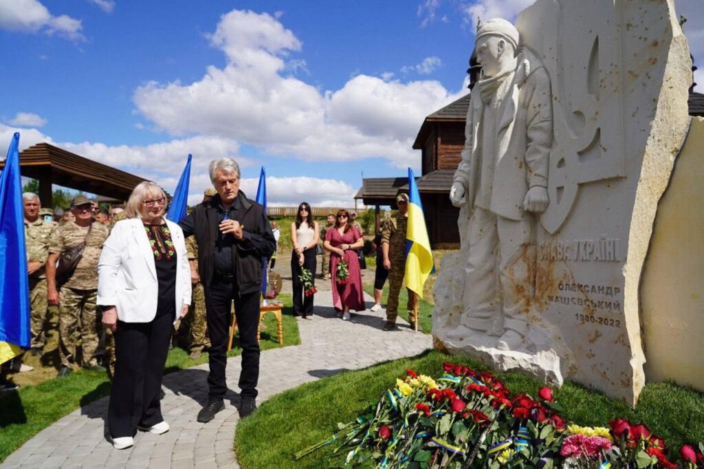 Віктор Ющенко на відкритті меморіалу