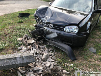 розбите авто Корсунь 27 серпня