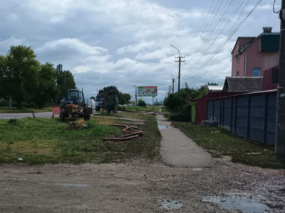 порив каналізації