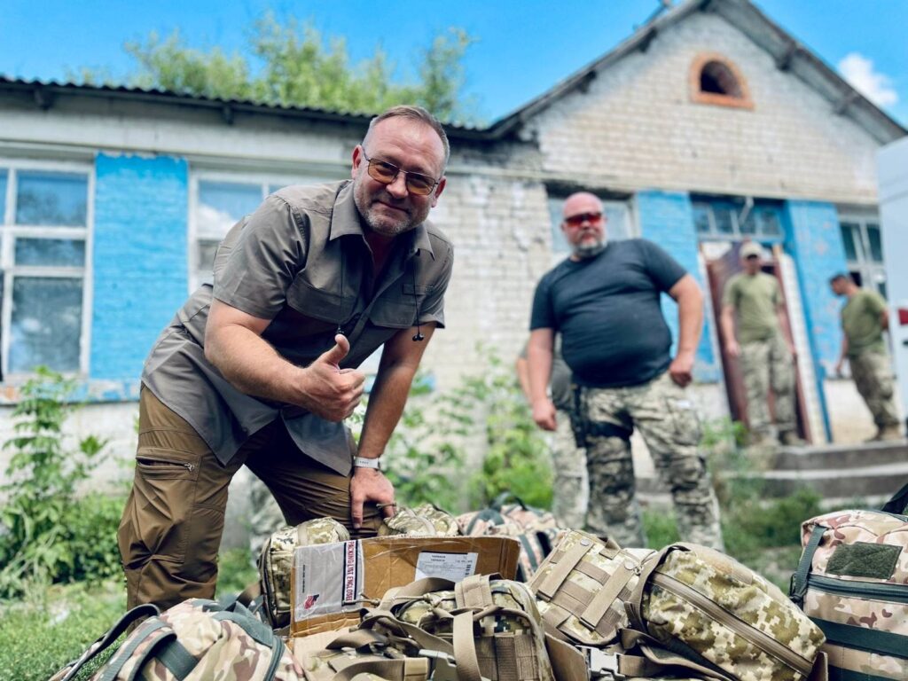 Волонтер В'ячеслав Скічко