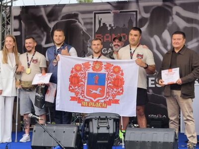 черкащанин на змаганнях для ветеранів