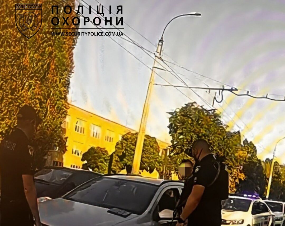 поліцейські зупинили водія