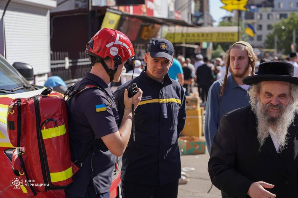 ДСНС в Умані у районі паломництва