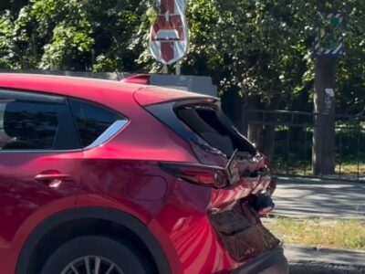 "Мазда" після аварії Черкаси 4 вересня