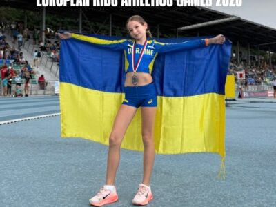 черкащанка на змаганнях із легкої атлетики