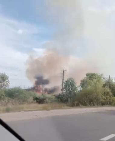 пожежа сухостою у Черкаському районі