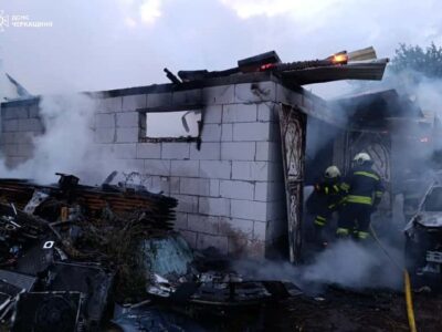 пожежа надвірної споруди