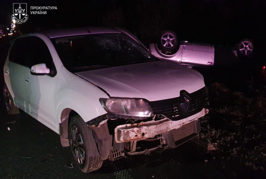 автівка в Умані після ДТП 13 вересня