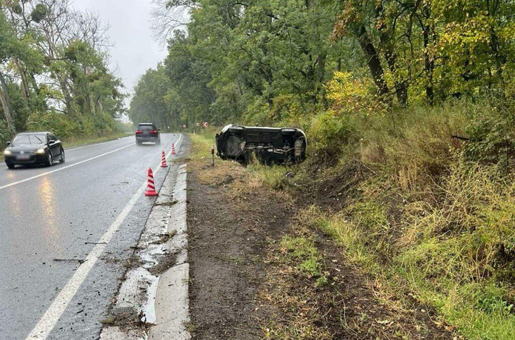 місце ДТП на Уманщині