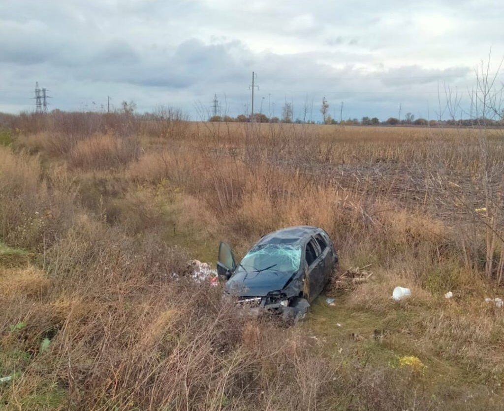 авто злетіло у кювет, ДТП на Черкащині