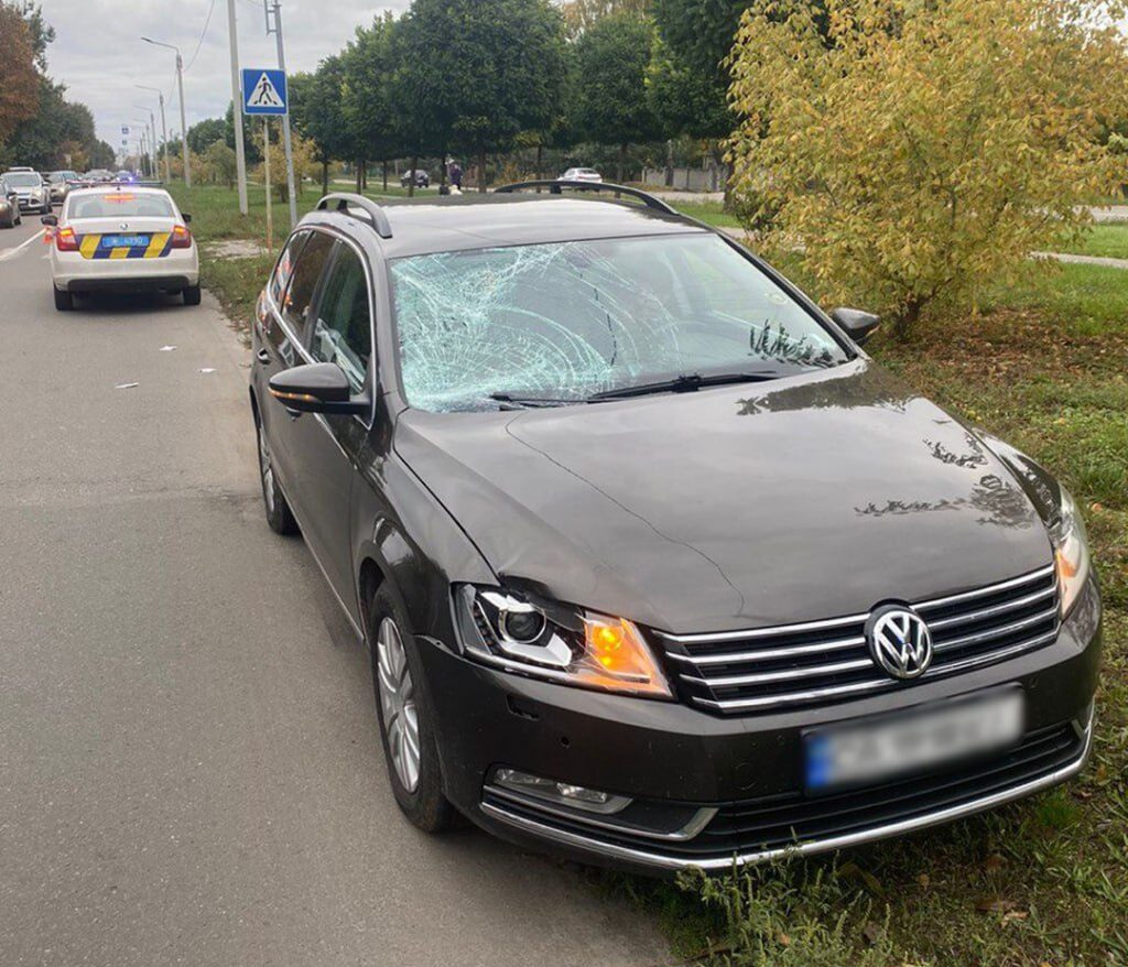 авто, яким збили чоловіка у Черкасах
