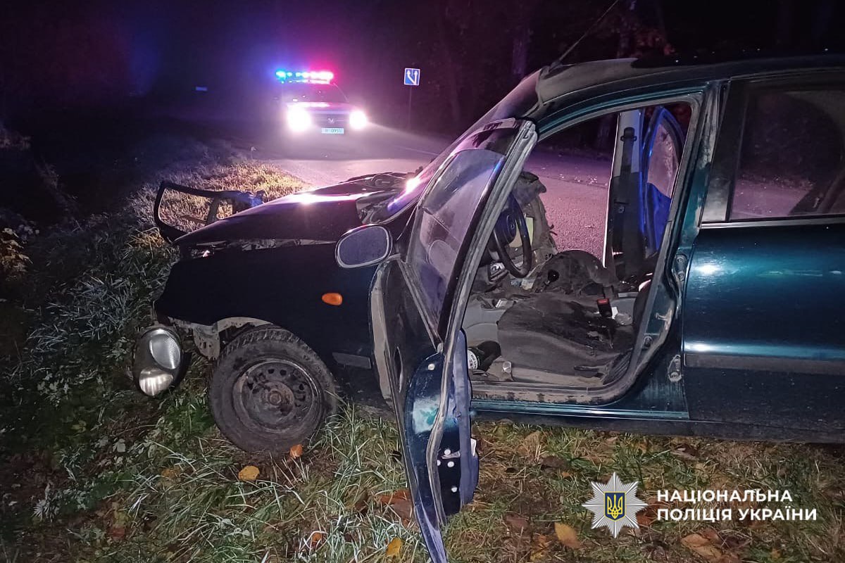 на місці ДТП працювала поліція