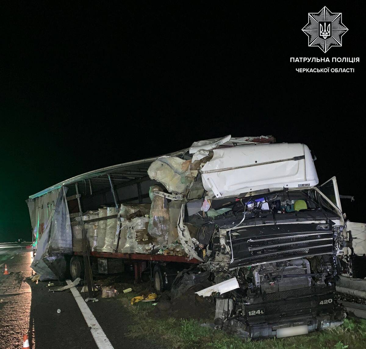 ДТП з вантажівками на трасі Київ-Одеса