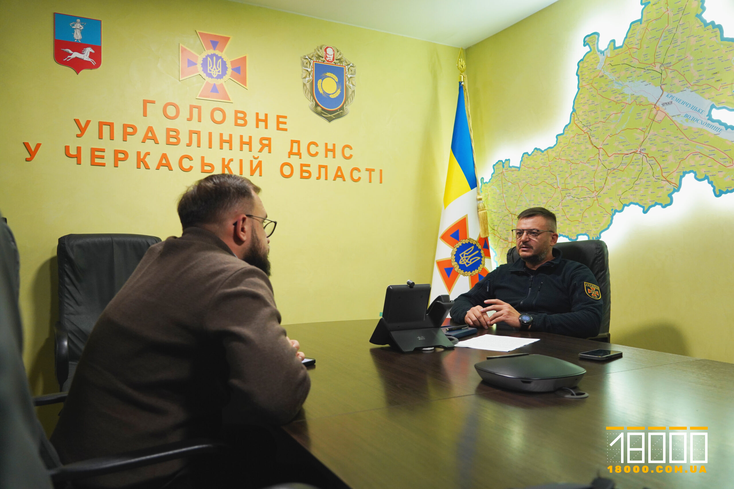 Інтерв'ю з керівником ДСНС у Черкаській області