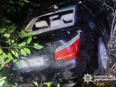 авто після аварії на Уманщині