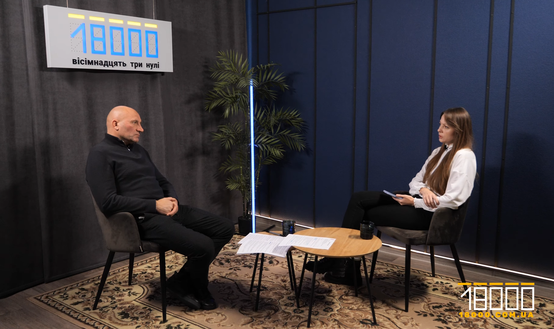 Міський голова Черкас Анатолій Бондаренко на інтерв'ю "18000"