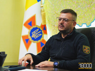 Олександр Євпак під час інтерв'ю з "18000"