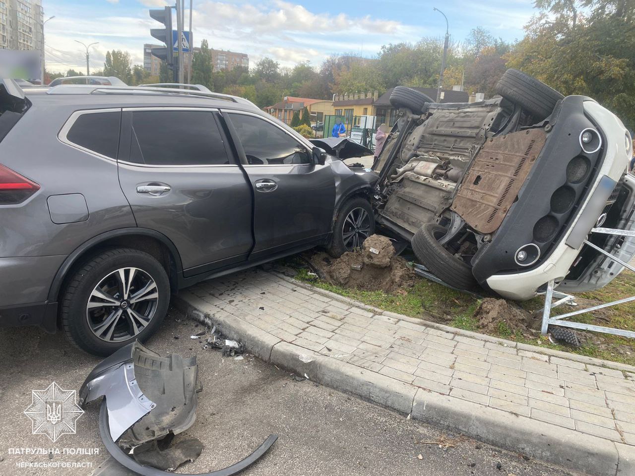 дві автівки у Черкасах зіткнулися