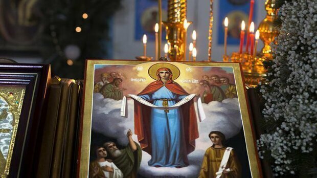 ікона Покрови Пресвятої Богородиці