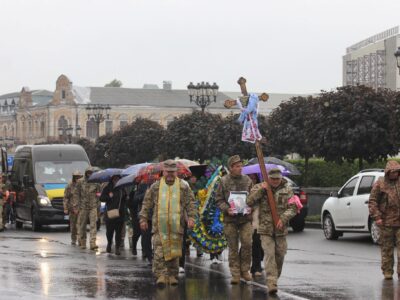 прощання із солдатом Олександром Душейком