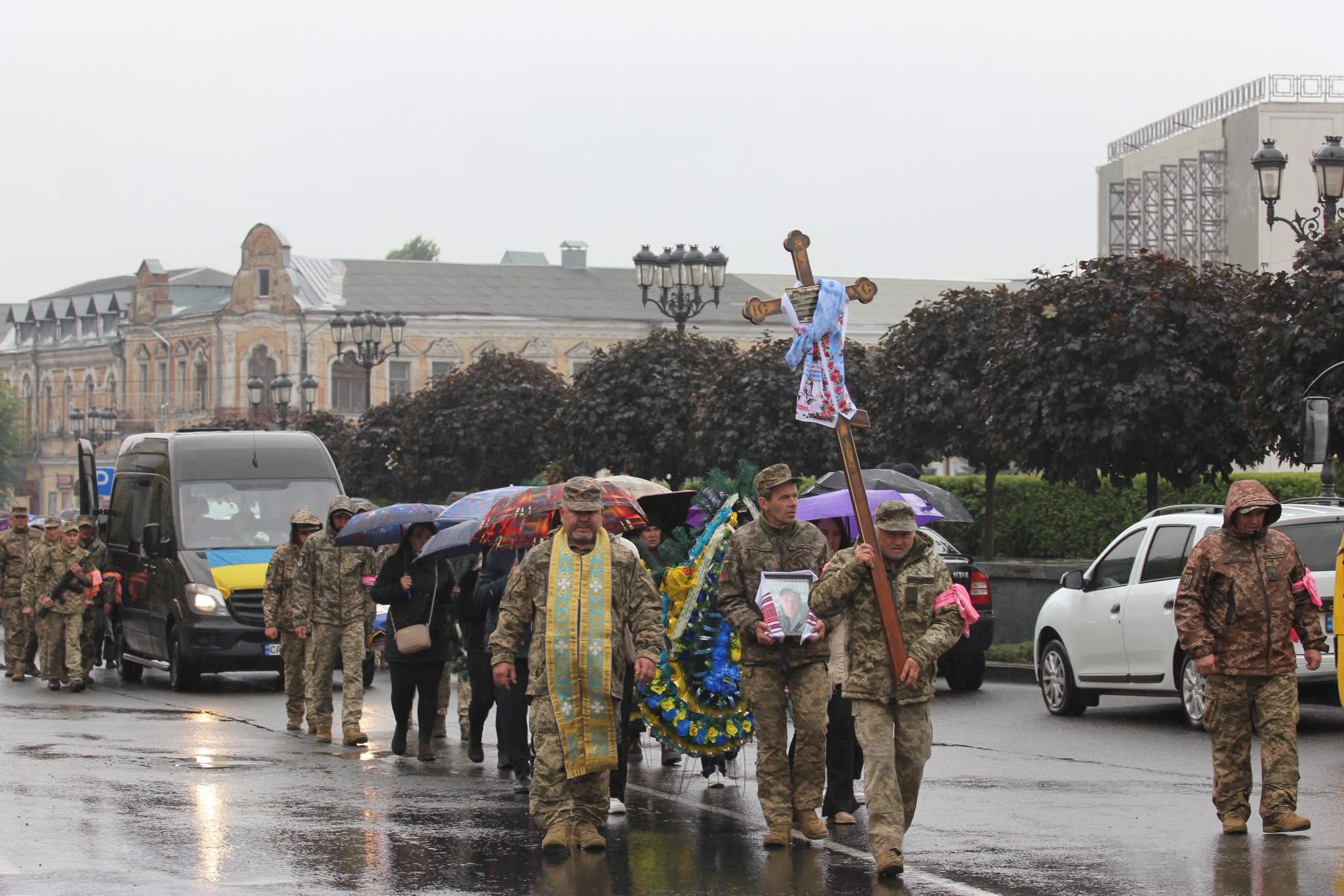 прощання із солдатом Олександром Душейком