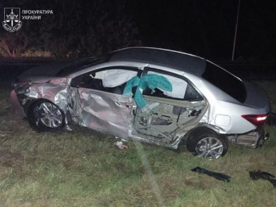 машина після ДТП