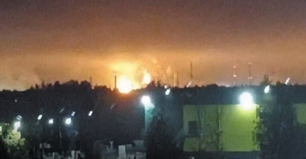 уразили нафтопереробний завод