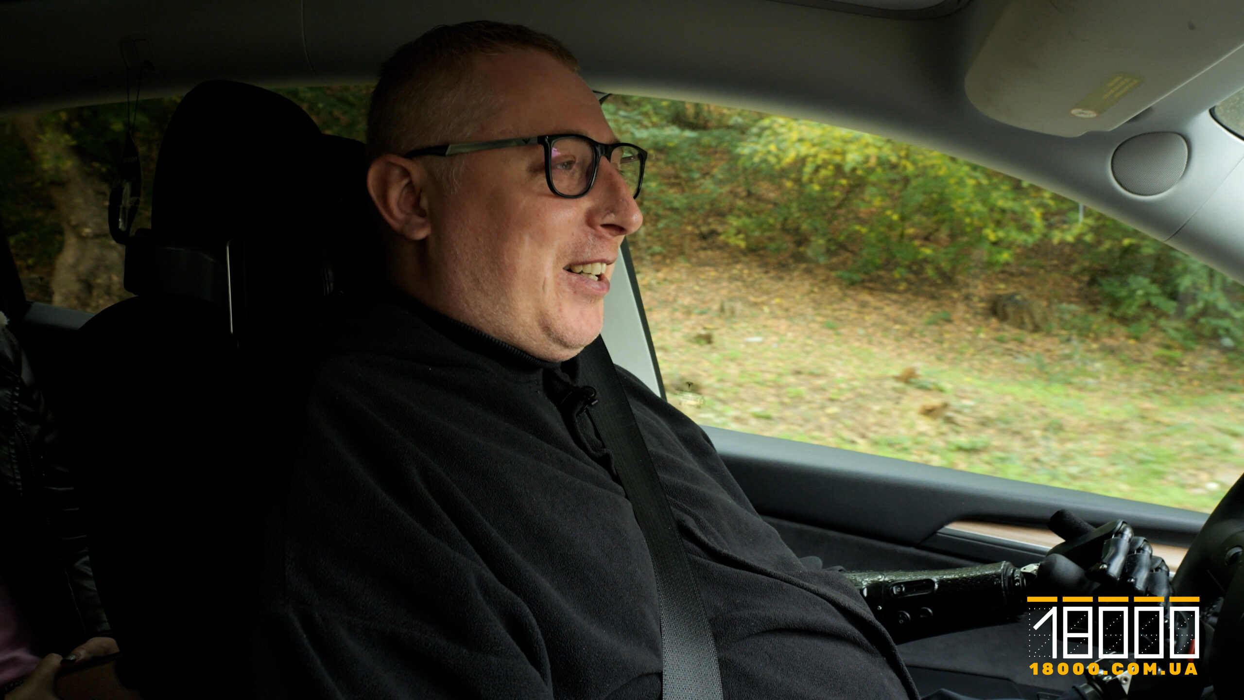 ветеран з протезами Антон Іванців за кермом авто