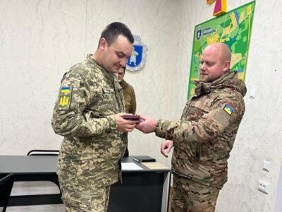 Військового Віталія Колесніка відзначили медаллю «За військову службу Україні»